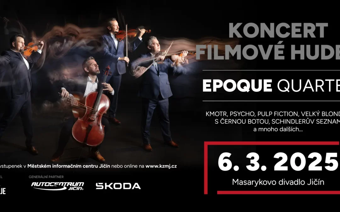 Koncert filmové hudby – Epoque Quartet 2025